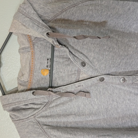 Carhartt Gray Hoodie Size XL - Picture 3 of 5